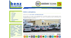 Desktop Screenshot of benz-elektrotechnik.de