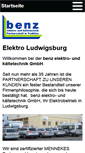 Mobile Screenshot of benz-elektrotechnik.de